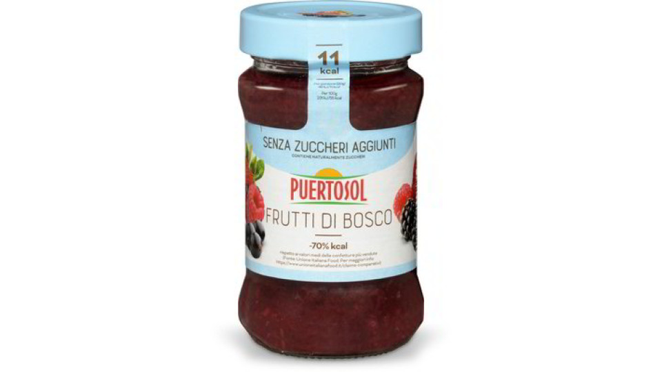 Confettura frutti di bosco senza zuccheri aggiunti