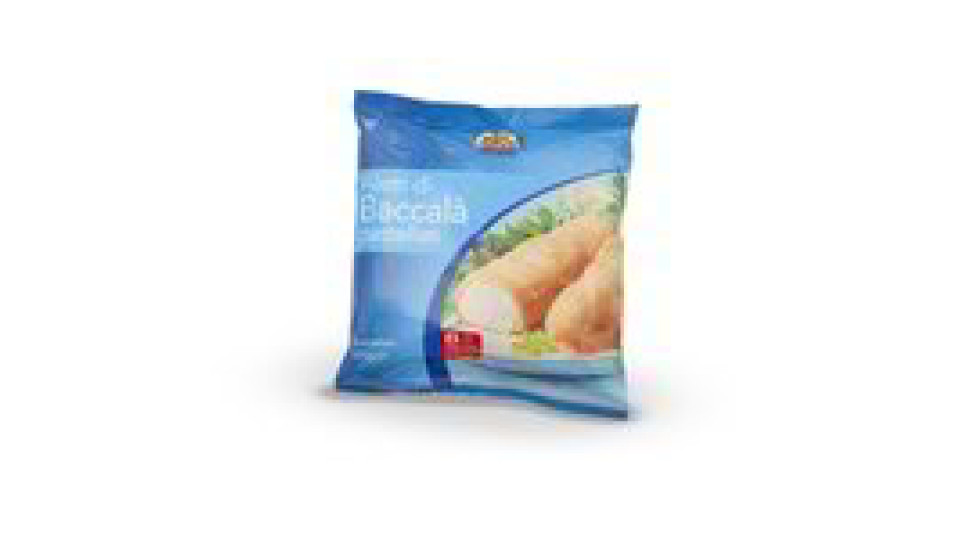Filetti di baccalà pastellati e surgelati