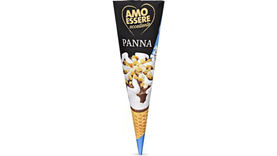 Cono gelato alla panna