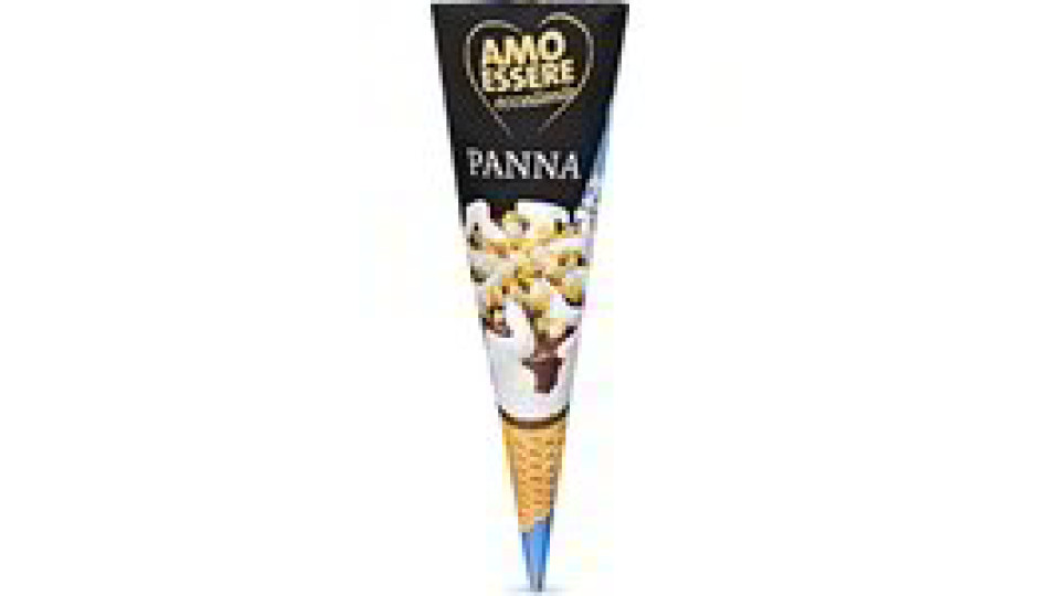 Cono gelato alla panna