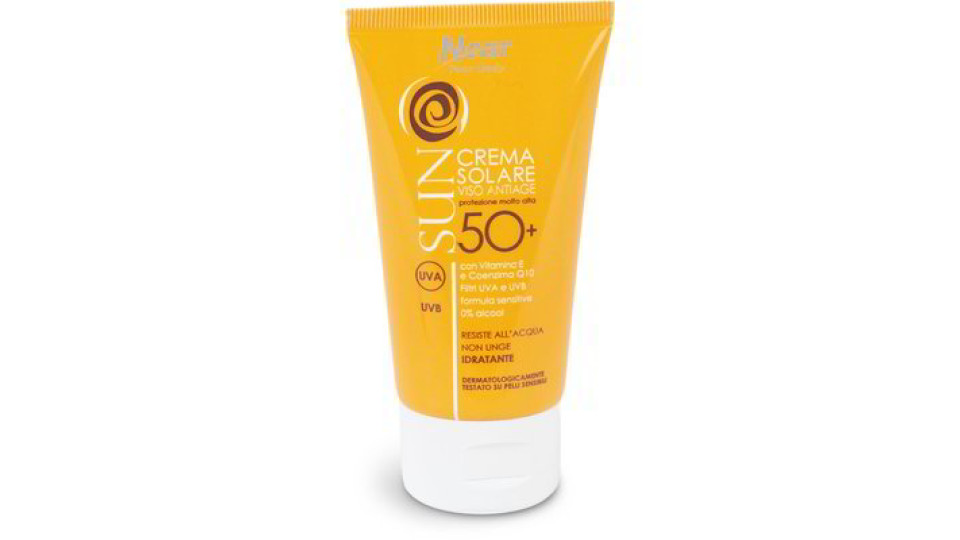 Crema solare viso antiage protezione 50+