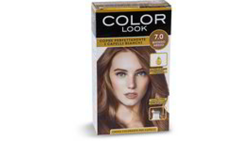 Crema colorante per capelli 7.0 Biondo medio
