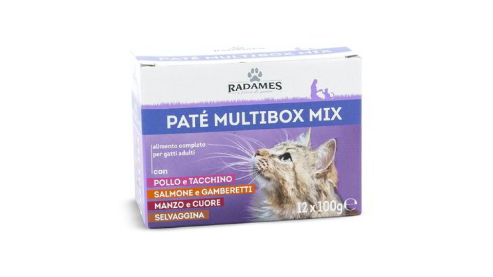 Patè multibox mix per gatti
