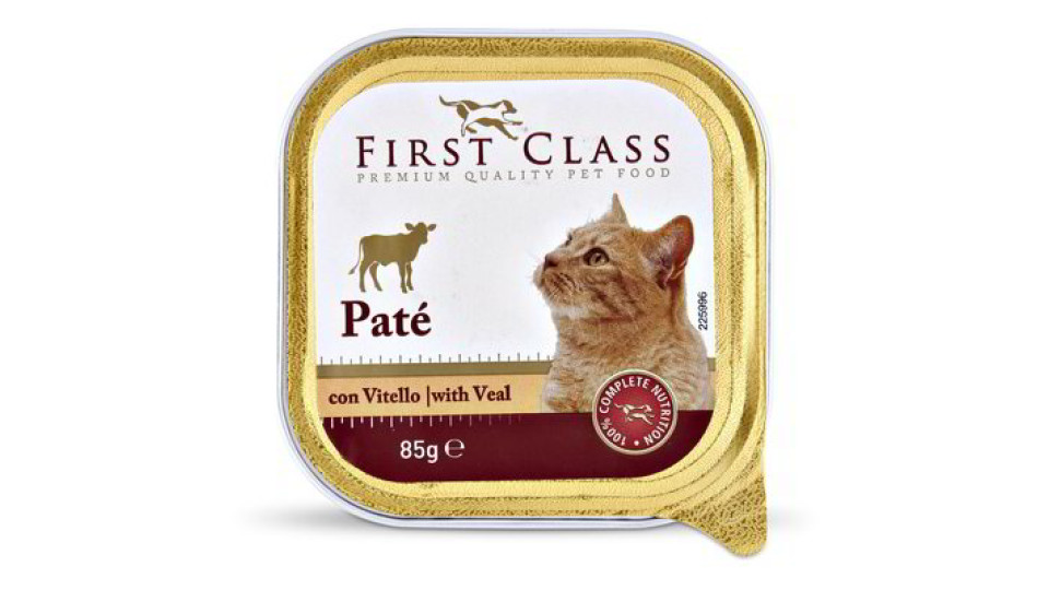 Paté con vitello per gatti
