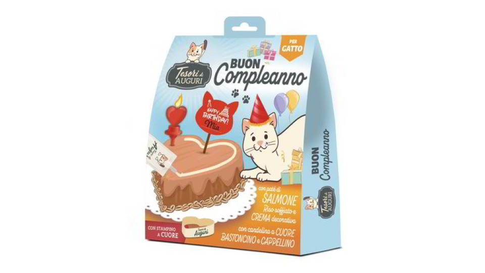 Kit Buon Compleanno gatto