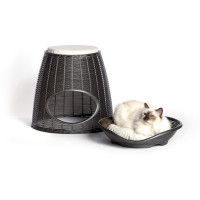 CUCCIA POUF PACHA ANTRACITE