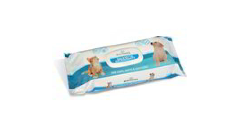 Salviette detergenti per cani e gatti 50 pezzi