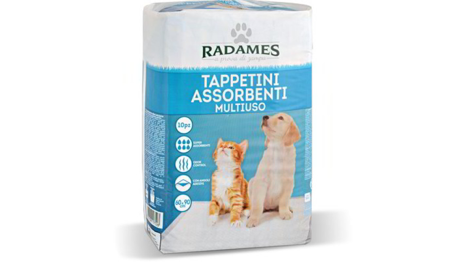 Tappetini assorbenti multiuso 10 pezzi