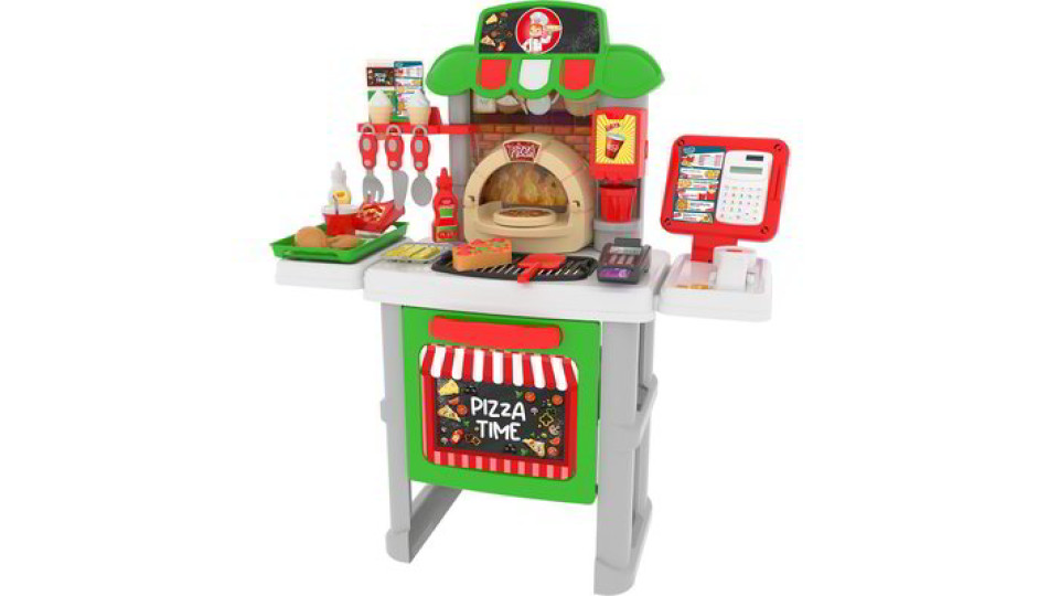 Set pizza con forno e cassa