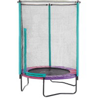 Trampolino con protezione 140x140x180 cm