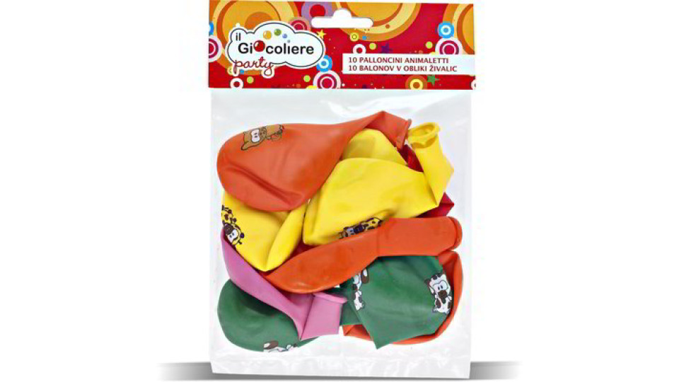 Palloncini con Animaletti 10 pezzi
