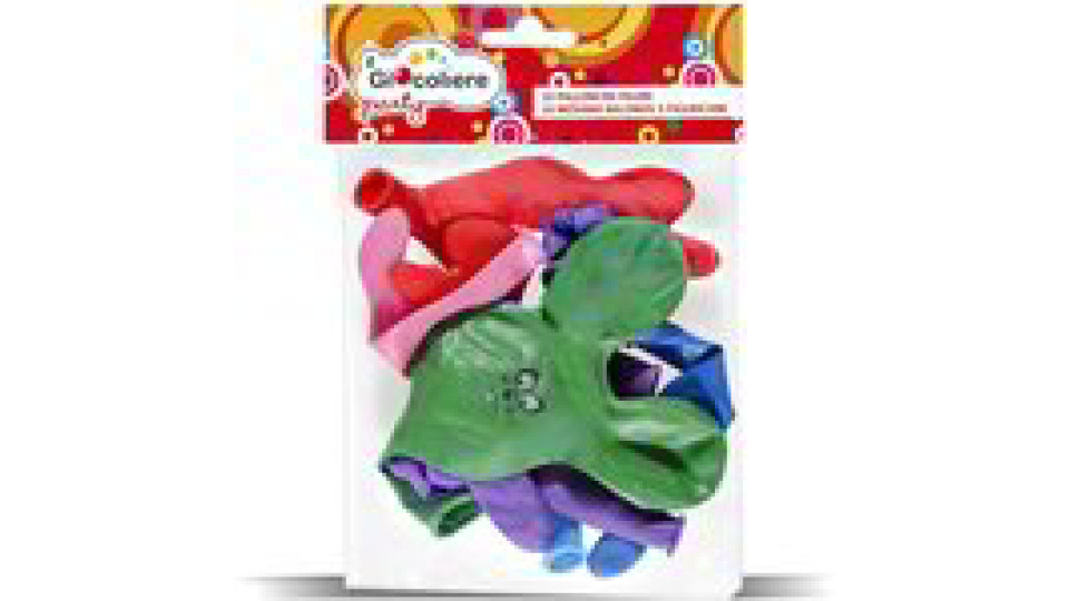 Palloncini con figure assortite 10 pezzi