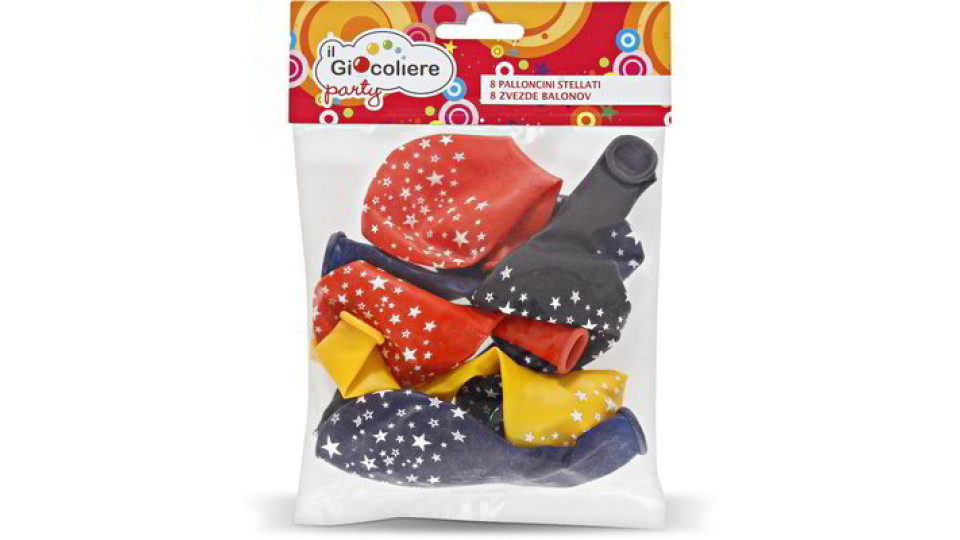 Palloncini stellati 8 pezzi
