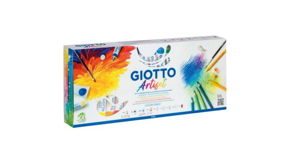 Giotto Artiset con tempere e pastelli
