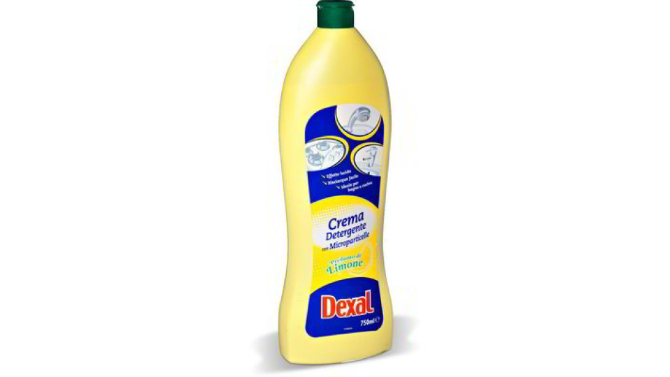 Detergente in crema con microparticelle