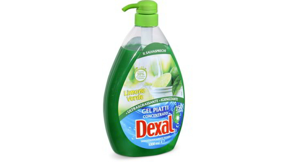 Detersivo gel piatti concentrato limone verde