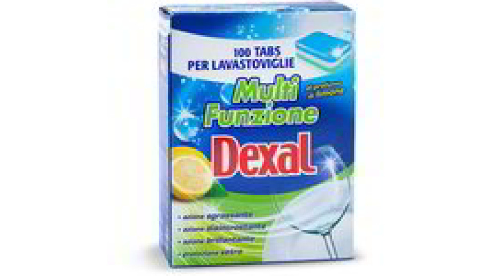 Detersivo multifunzione in tabs per lavastoviglie 100 pezzi