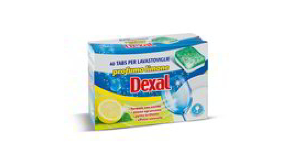 Tabs per lavastoviglie profumo limone 40 pezzi