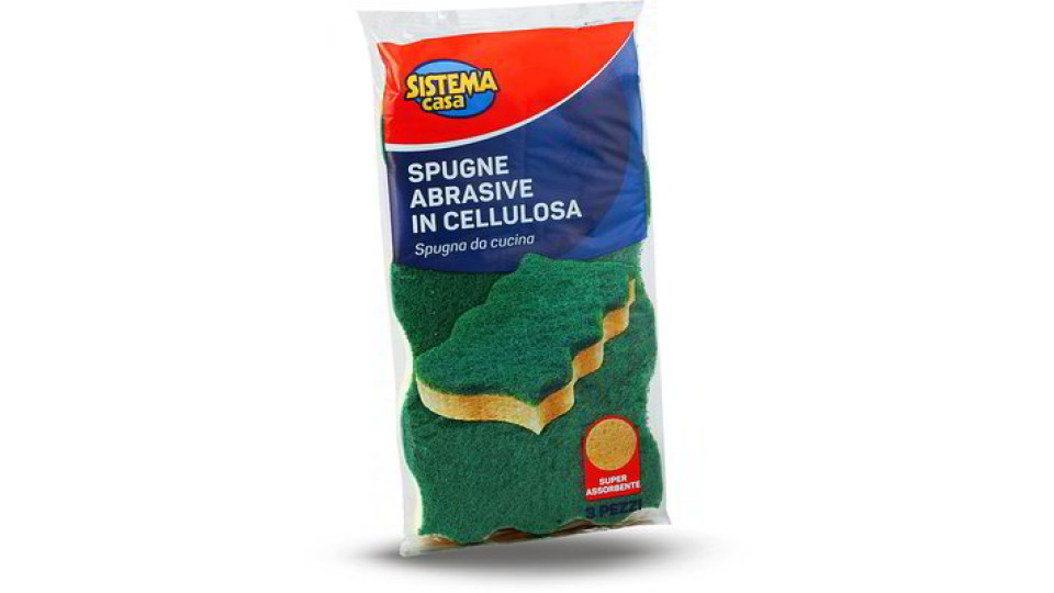 Spugne abrasive in cellulosa