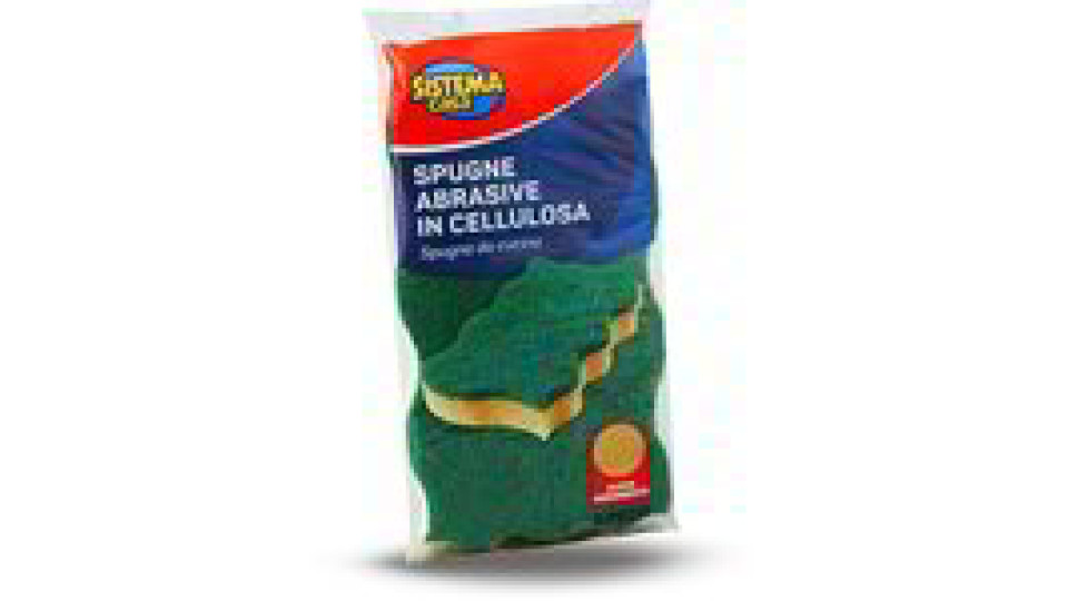 Spugne abrasive in cellulosa