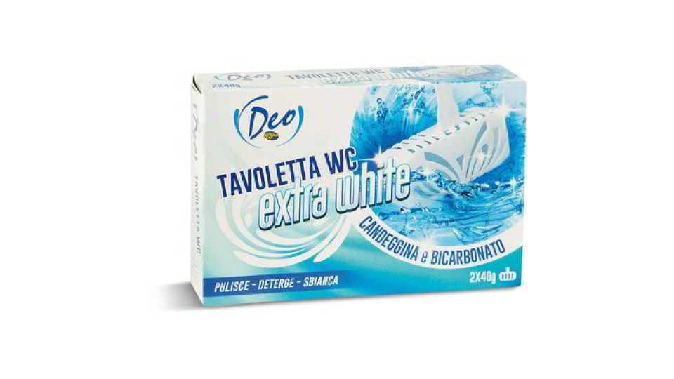 Tavoletta WC extra white 2 pezzi