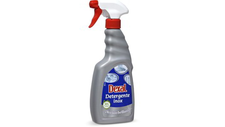Detergente spray inox per acciaio