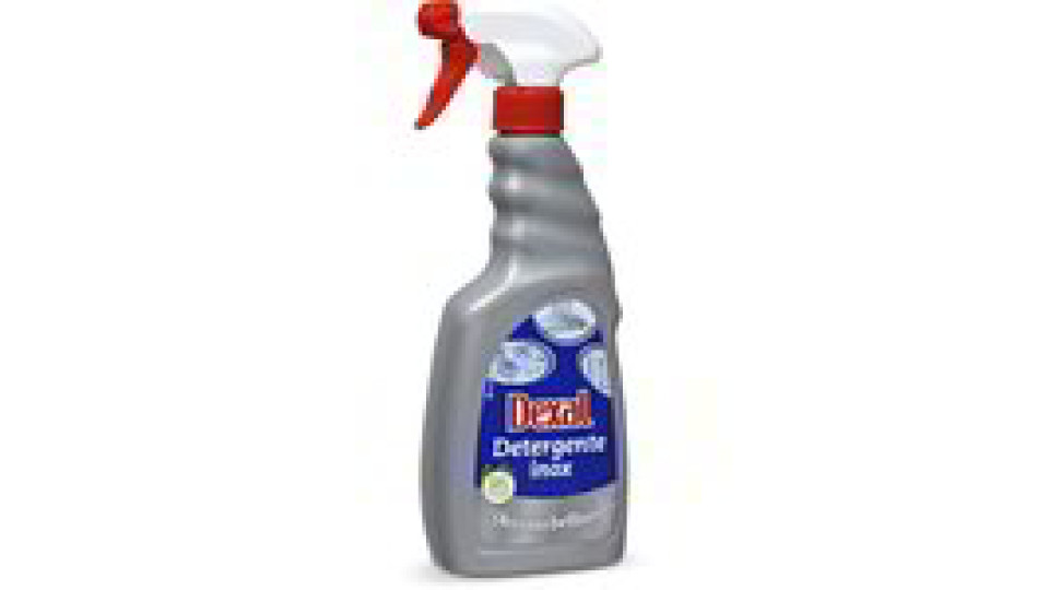 Detergente spray inox per acciaio