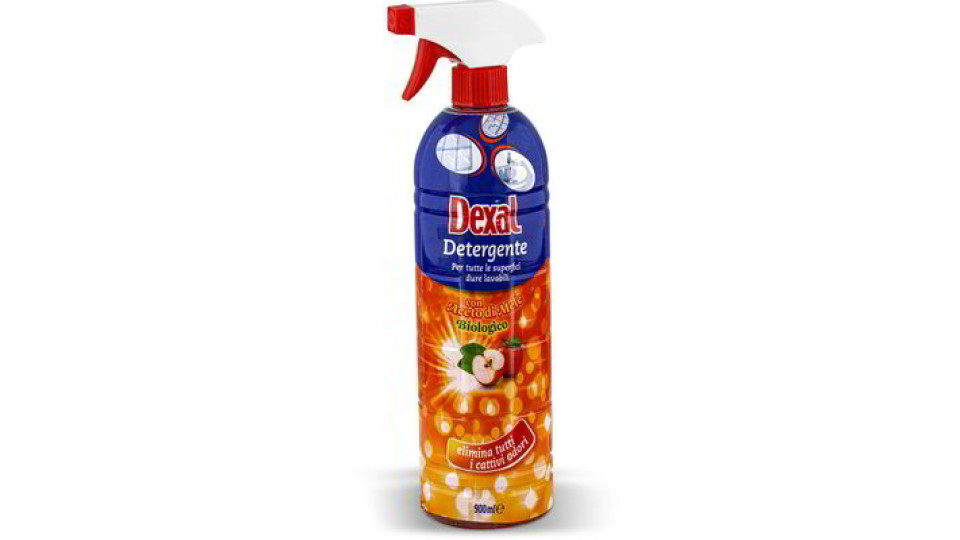 Detersivo spray con aceto
