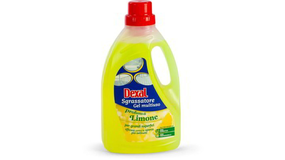 Sgrassatore gel multiuso al profumo di limone
