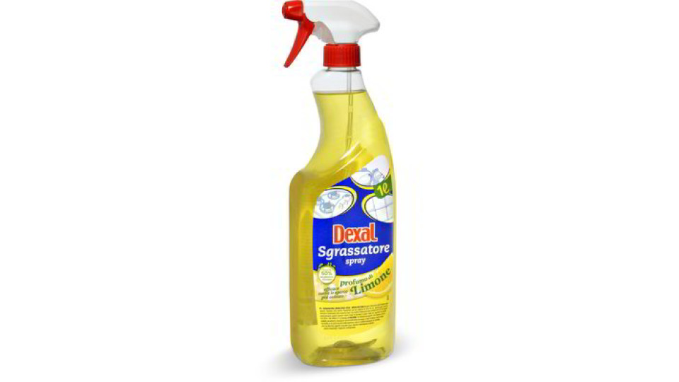 Sgrassatore spray profumo di limone