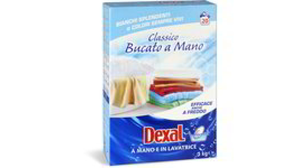 Detersivo classico in polvere per bucato a mano e in lavatrice
