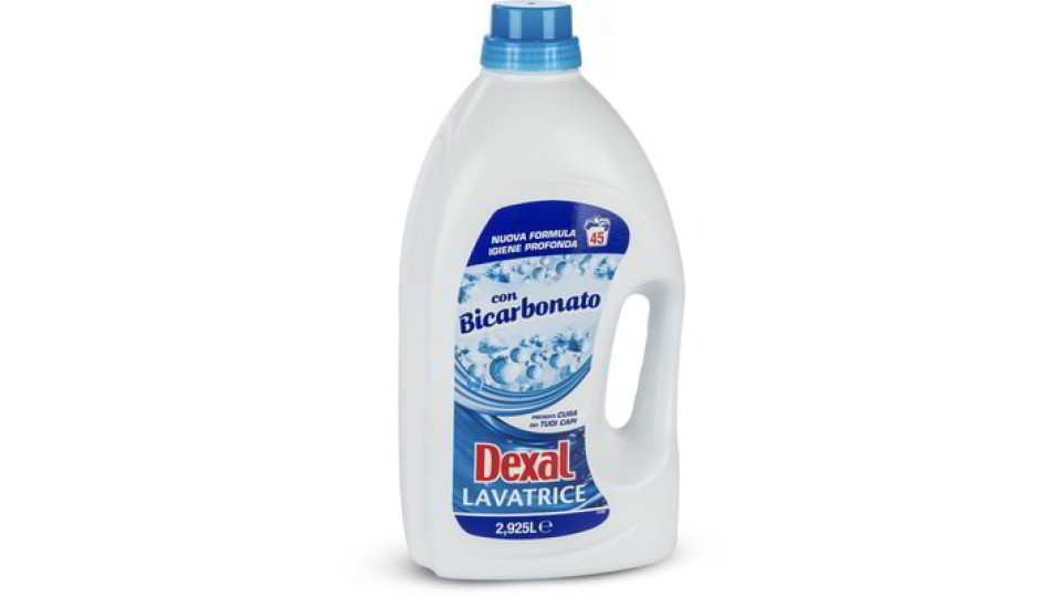 Detersivo liquido lavatrice con bicarbonato