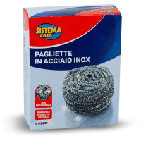 Pagliette in acciaio inox 4 pezzi