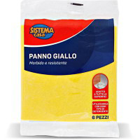 Panno giallo 6 pezzi