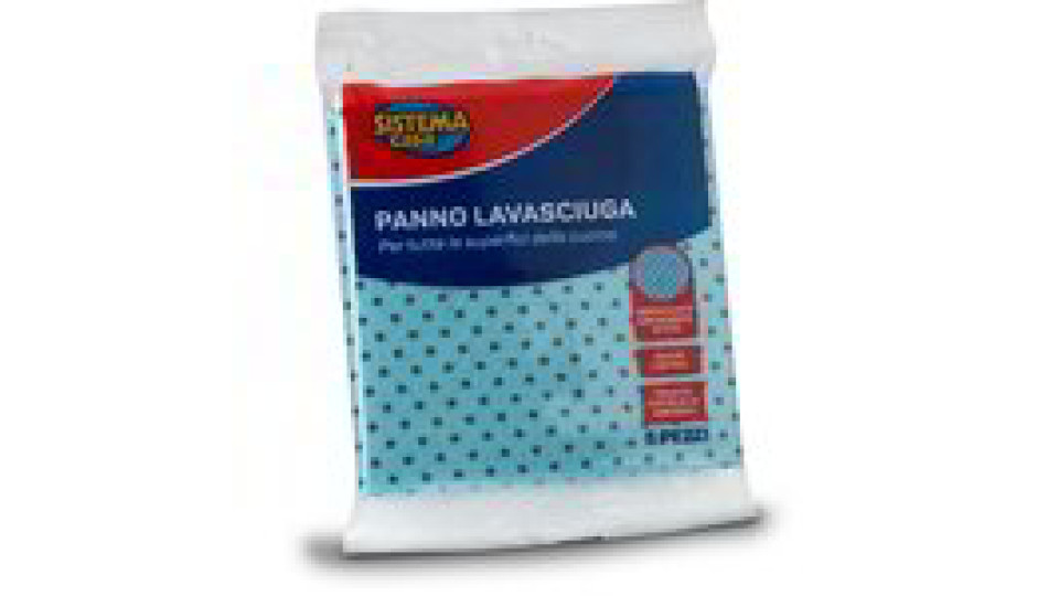 Panno lavasciuga 5 pezzi