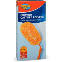 Piumino cattura polvere manico allungabile + 5 ricambi