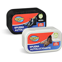 Spugna autolucidante per scarpe