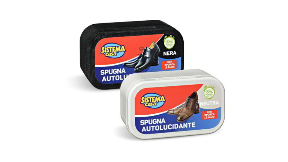 Spugna autolucidante per scarpe