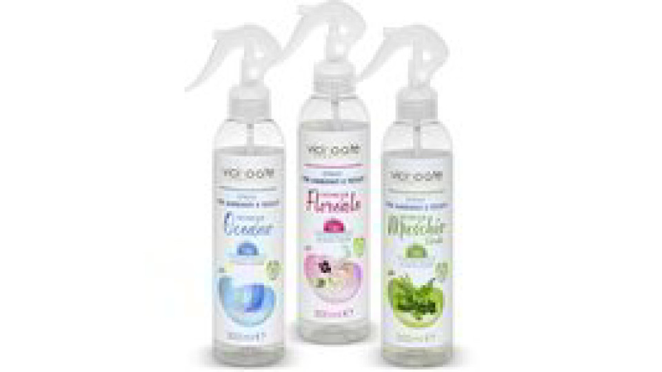 Profumo spray per ambienti e tessuti varie profumazioni