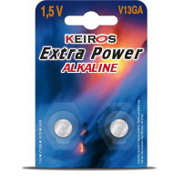 Pile a bottone keiros extra power alkaline 2 pezzi