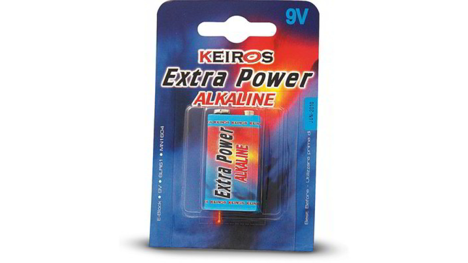 Pile keiros extra power alkaline 9 V