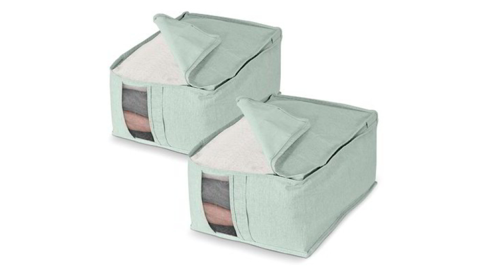 Set 2 custodie maglie e camicie - Verde chiaro