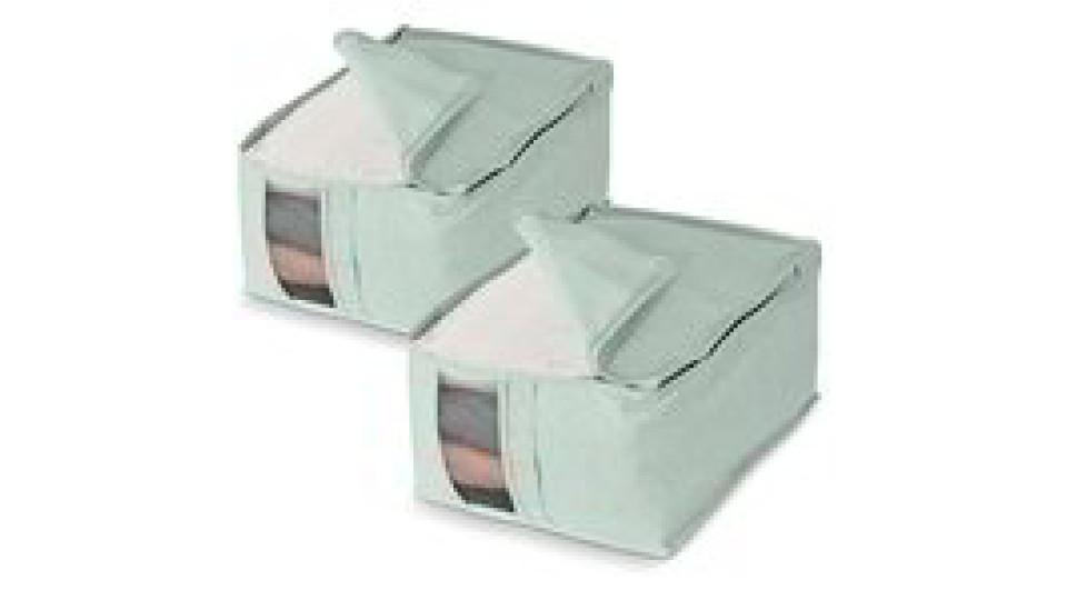 Set 2 custodie maglie e camicie - Verde chiaro