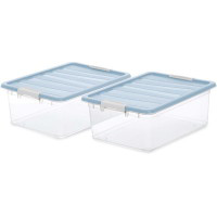 Set 2 contenitori in plastica 12 L