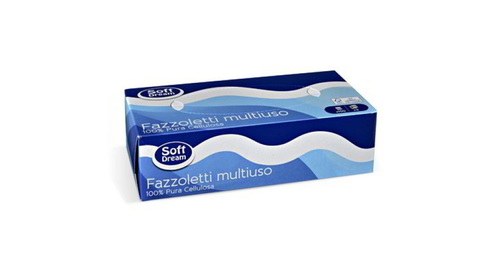Fazzoletti multiuso 100 pezzi