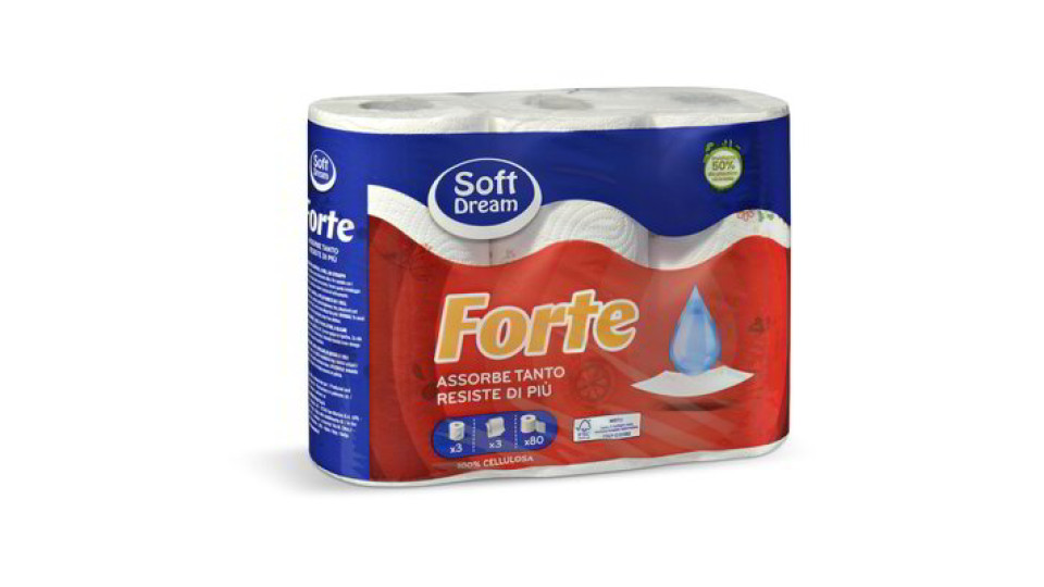 Rotolo asciugatutto forte 3 rotoli