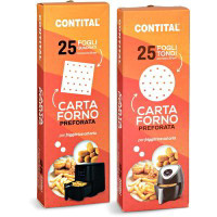 Carta forno preforata per friggitrice ad aria
