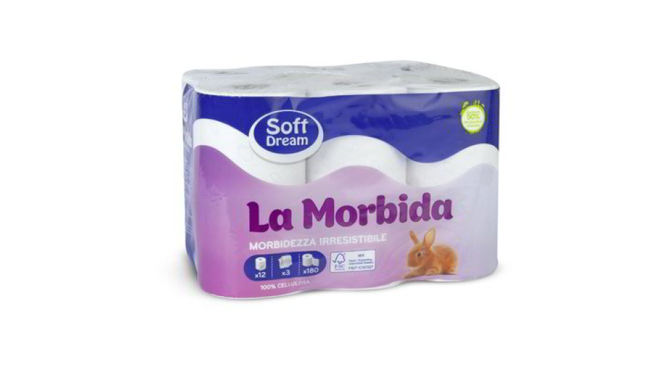 Carta igienica "La Morbida" 12 rotoli