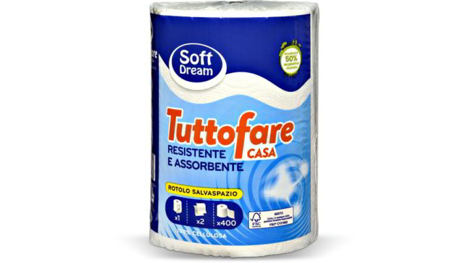 Rotolo di carta tuttofare casa
