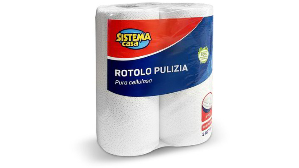 Rotolo pulizia in cellulosa 2 rotoli